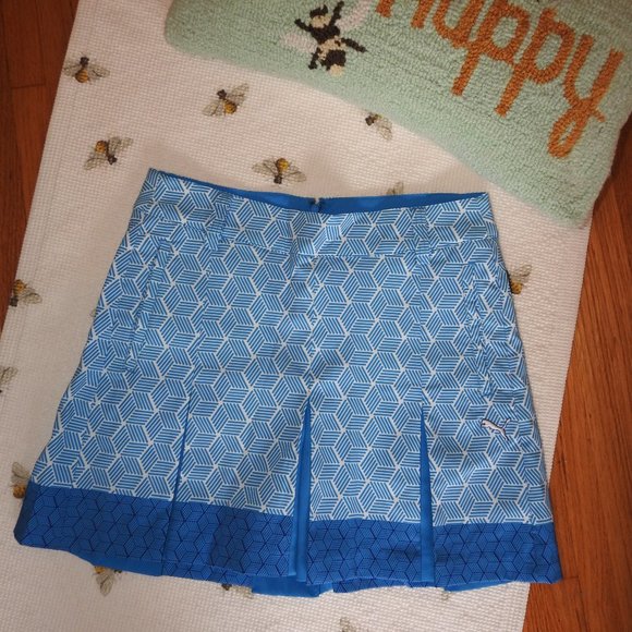 Puma Blue & White Skort Sz 4 - Picture 2 of 6